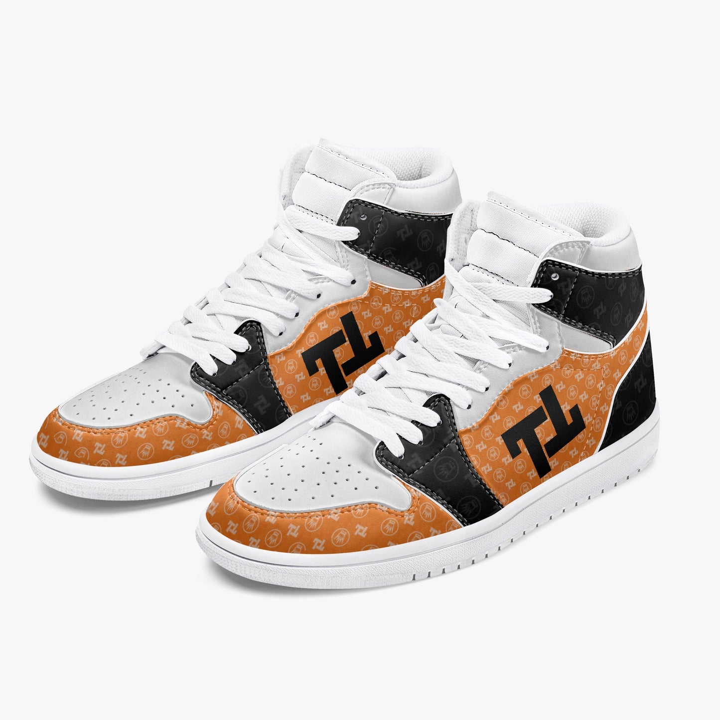 Orange High Top Sneakers