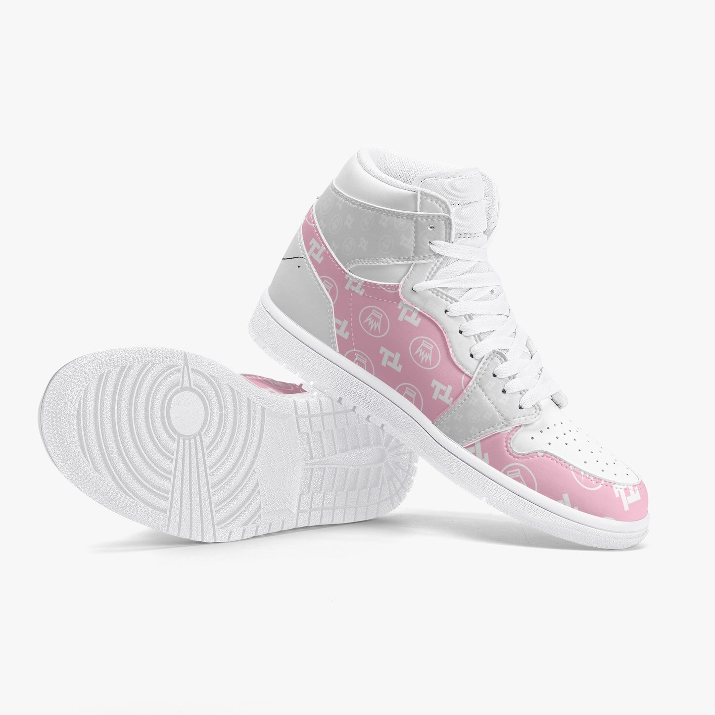 Pink High Top Sneakers