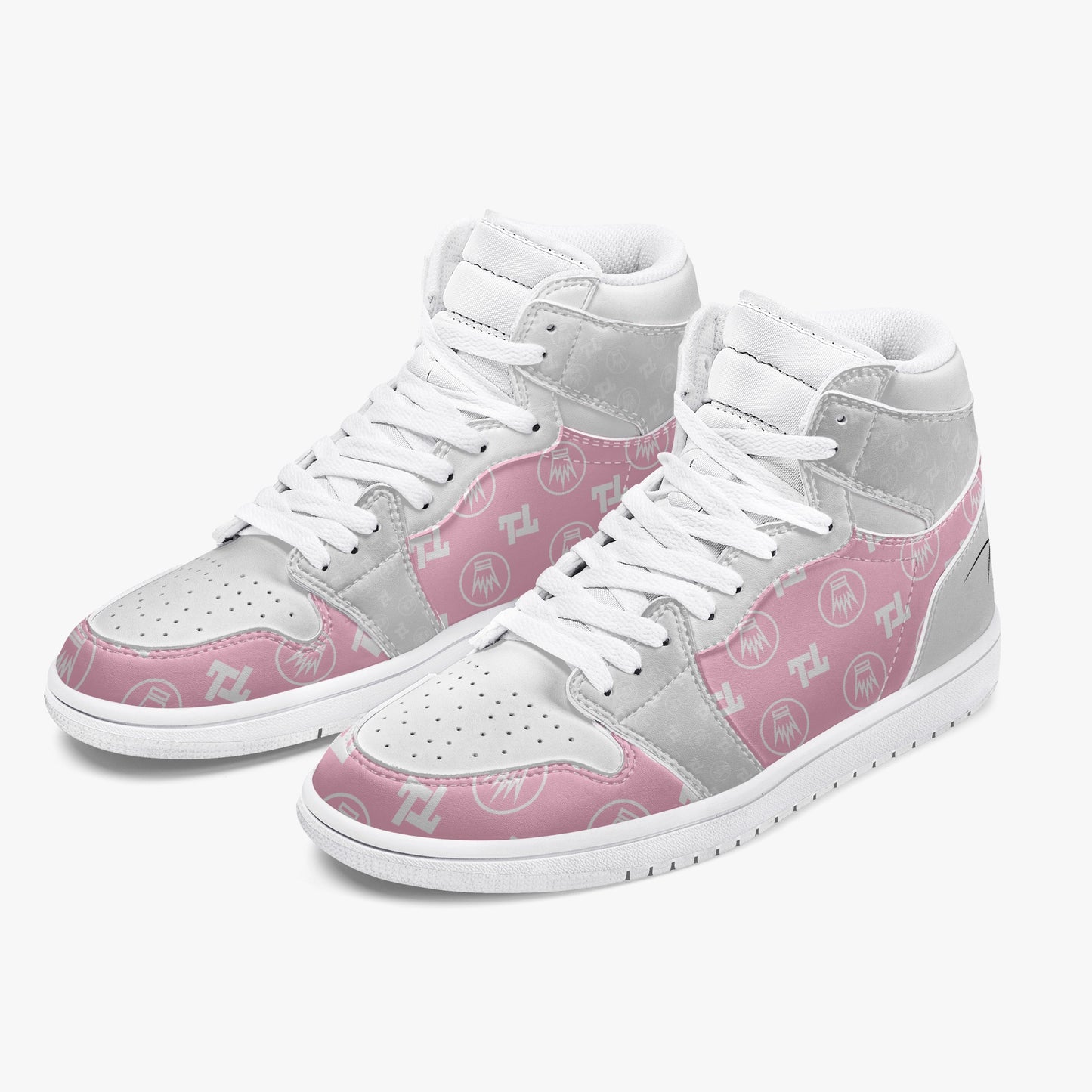 Pink High Top Sneakers