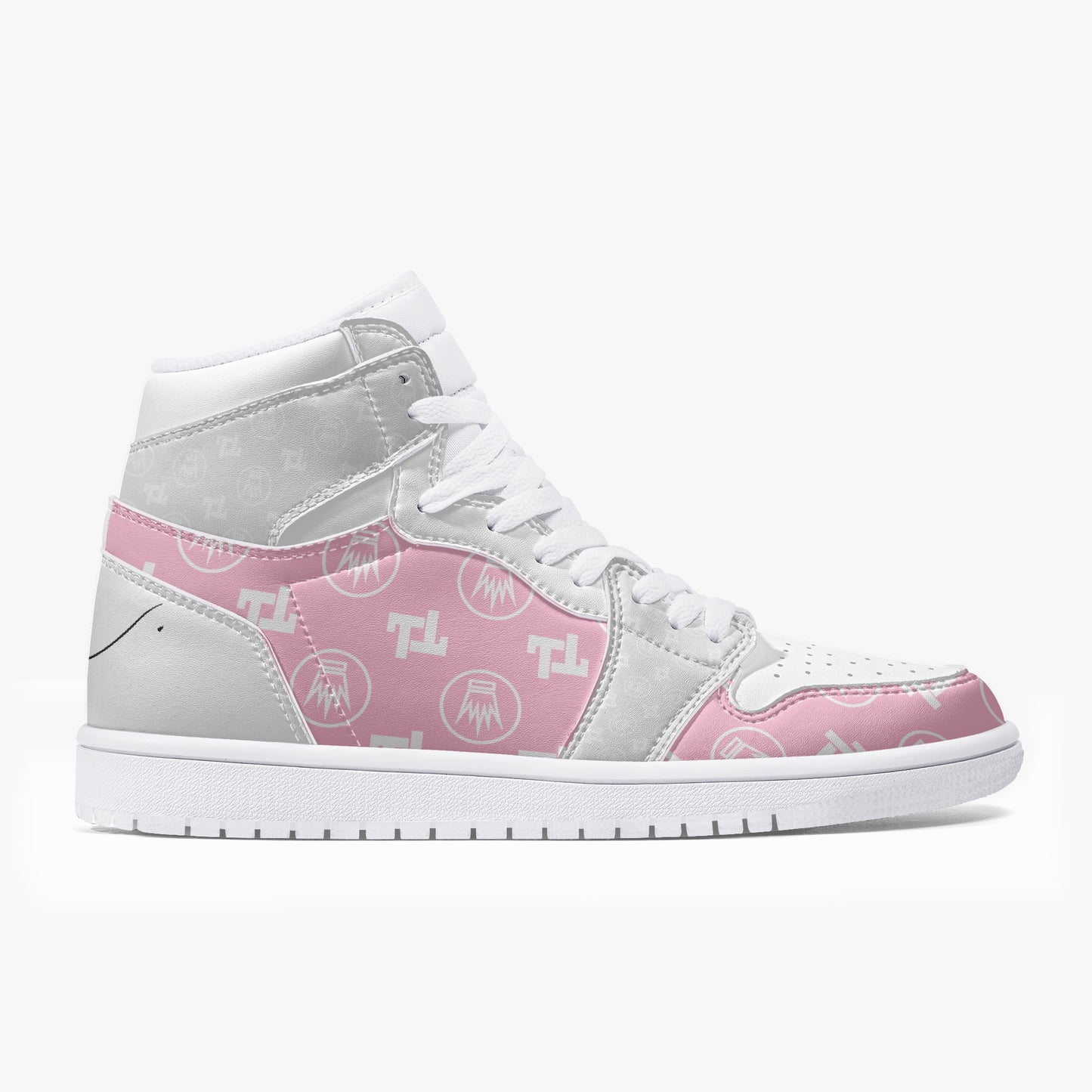 Pink High Top Sneakers