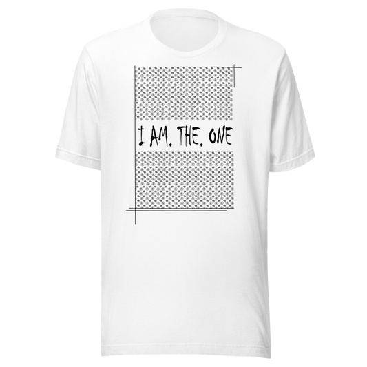 White '' I AM THE ONE '' TSHIRT